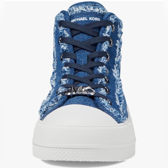 Michael Kors Denim Hightop Sneakers - Picture 3 of 7